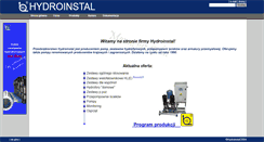 Desktop Screenshot of hydroinstal.com